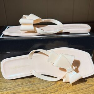 BCBGeneration Women's Pink Bow Sandals